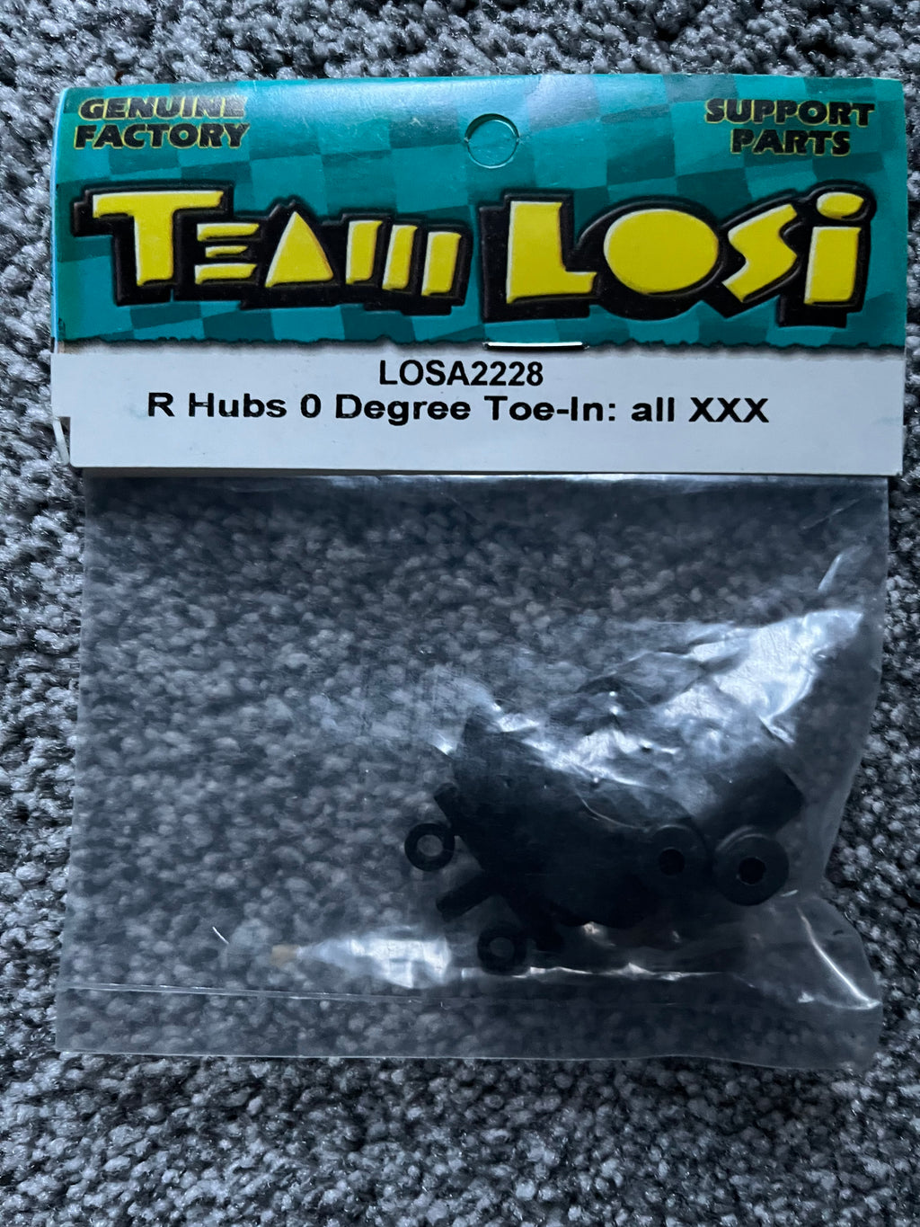 LOSI XXX REAR HUBS 0 DEGREE