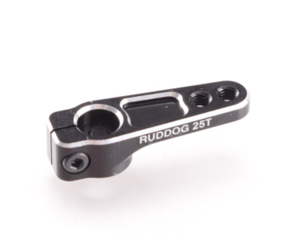 RUDDOG Aluminium Servo Horn 25T Black
