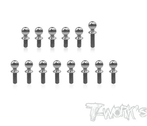 TWorks Ti Ball Stud set - RC10B74.2