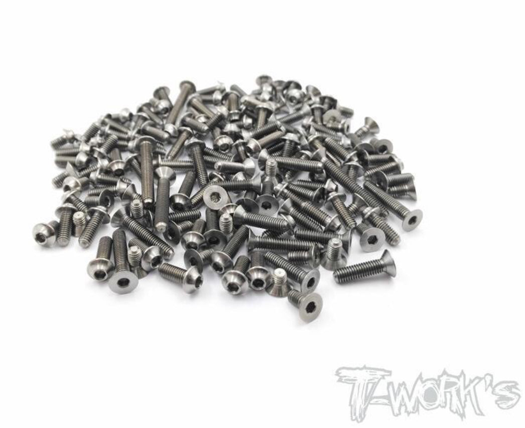 TWorks Ti UFO Screw set - RC10B74.2