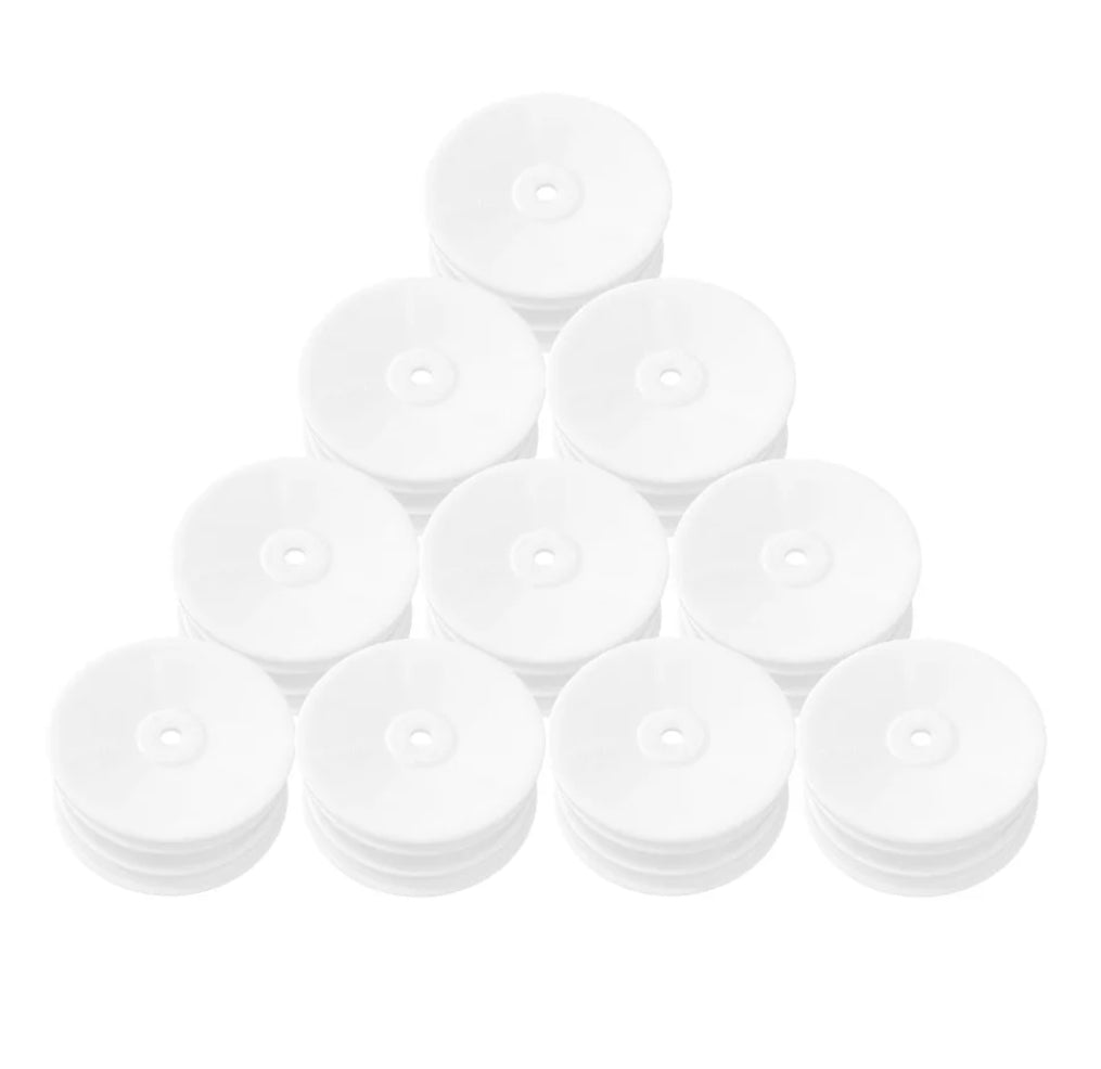 ABM40008 Front Wheel for 1/10th Off Road 4wd -White (10pcs)