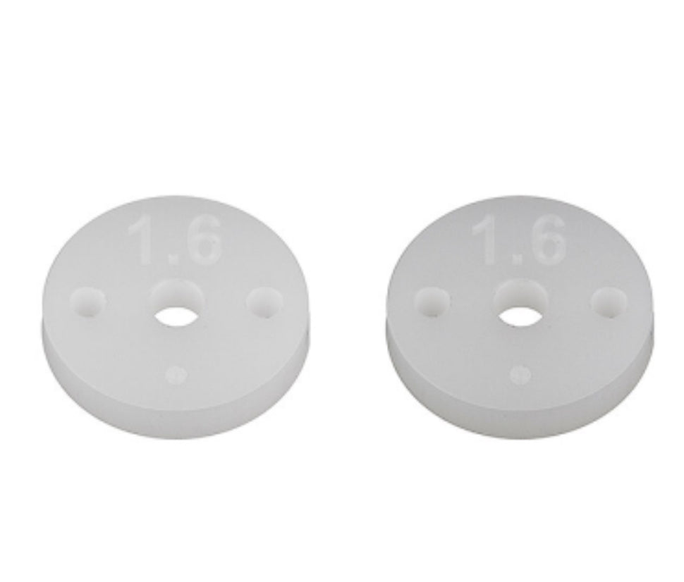 TEAM ASSOCIATED FT 13MM SHOCK PISTONS, 2.5MM, 2 x 1.6