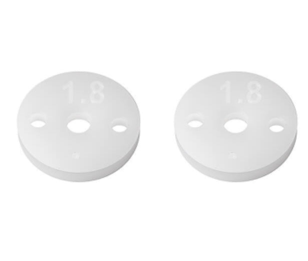 TEAM ASSOCIATED FT 13MM SHOCK PISTONS, 2.5MM, 2 x 1.8
