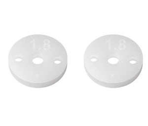 TEAM ASSOCIATED FT 13MM SHOCK PISTONS, 2.5MM, 2 x 1.8