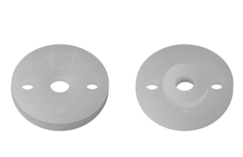 TEAM ASSOCIATED FT 13MM SHOCK PISTONS, 2.0MM, 2 x 1.7