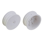TEAM ASSOCIATED 12MM HEX 2.2" 4WD FRONT WHITE WHEELS B74 +1.5MM