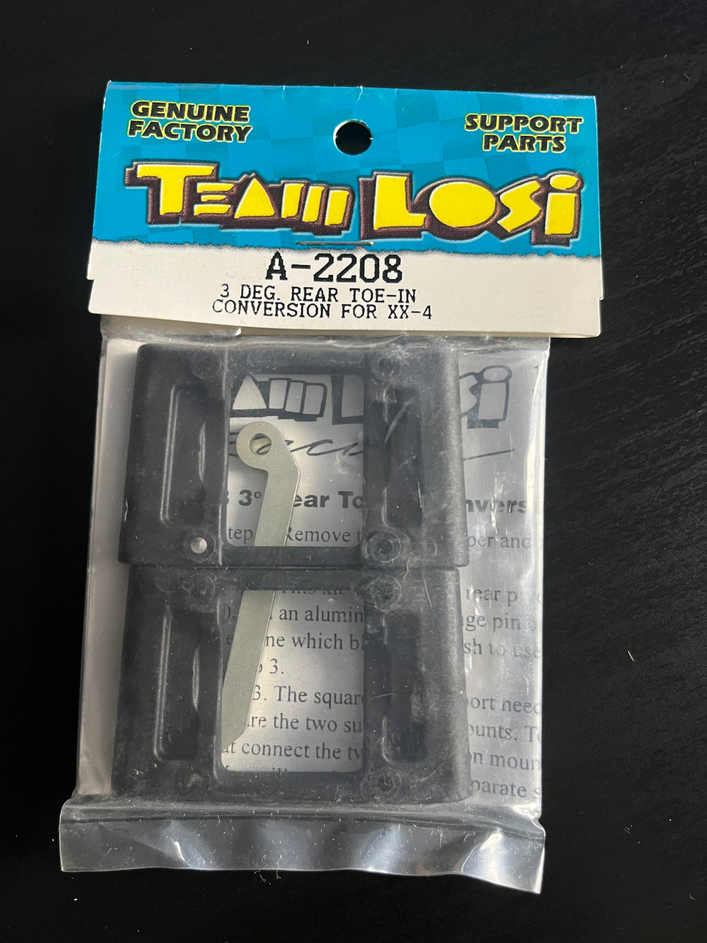 LOSI XX4 3 DEGREE TOE IN CONVERSION