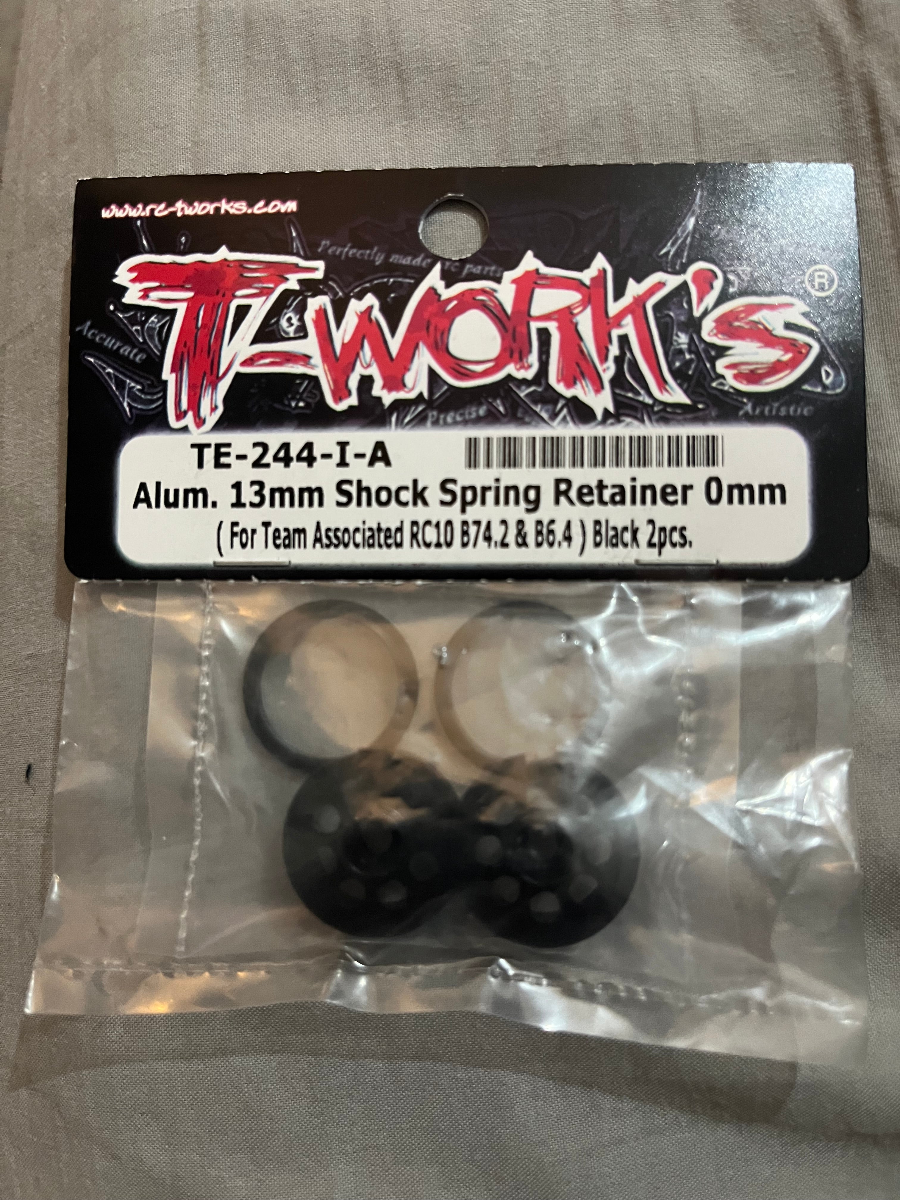 T-WORKS TEAM ASSOCIATED 13MM SHOCKSPRING RETAINER 0MM