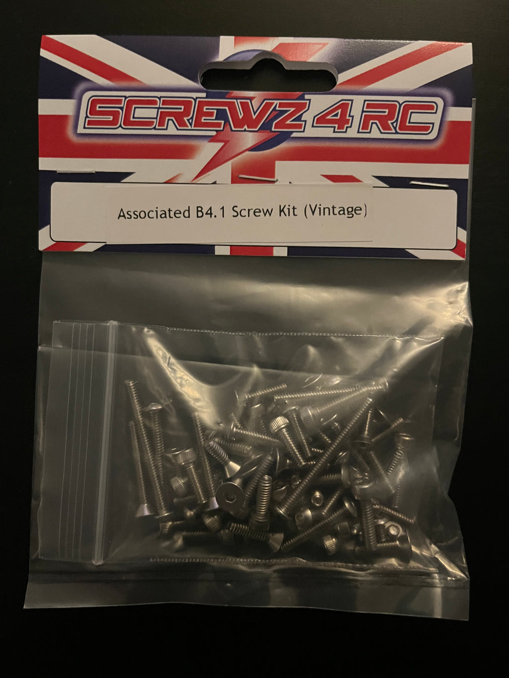 SCREWZ4RC TEAM ASSOCIATED B4.1 STAINLESS STEEL SCREW KIT