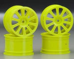 Jconcepts rulux rear wheels yellow 4pcs 3306y