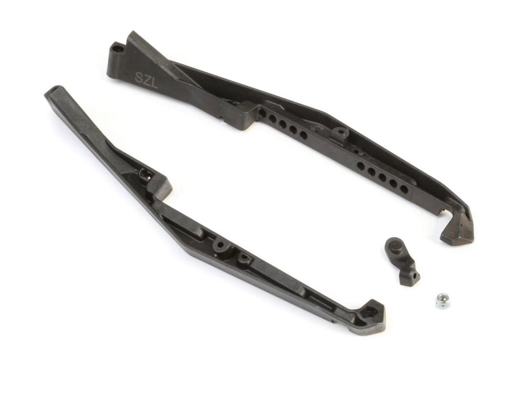 TLR 22 5.0 STIFFEZEL MUDGUARD SET WITH FAN MOUNT