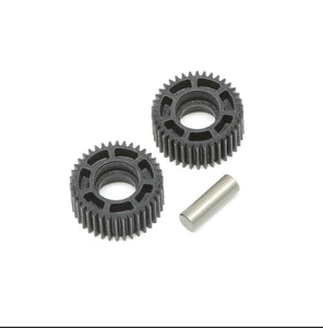 TLR IDLER GEAR WITH SHAFT LAYDOWN 22 4.0/5.0