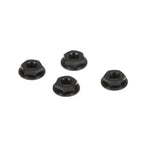 TLR M4 SERRATED LOW PROFILE NUTS BLACK