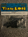 LOSI XXX4 BODY,WING,ANTENNA AND POSTS