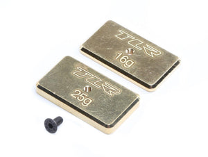 TLR 22 5.0 REAR BRASS WEIGHT KIT 16G & 25G
