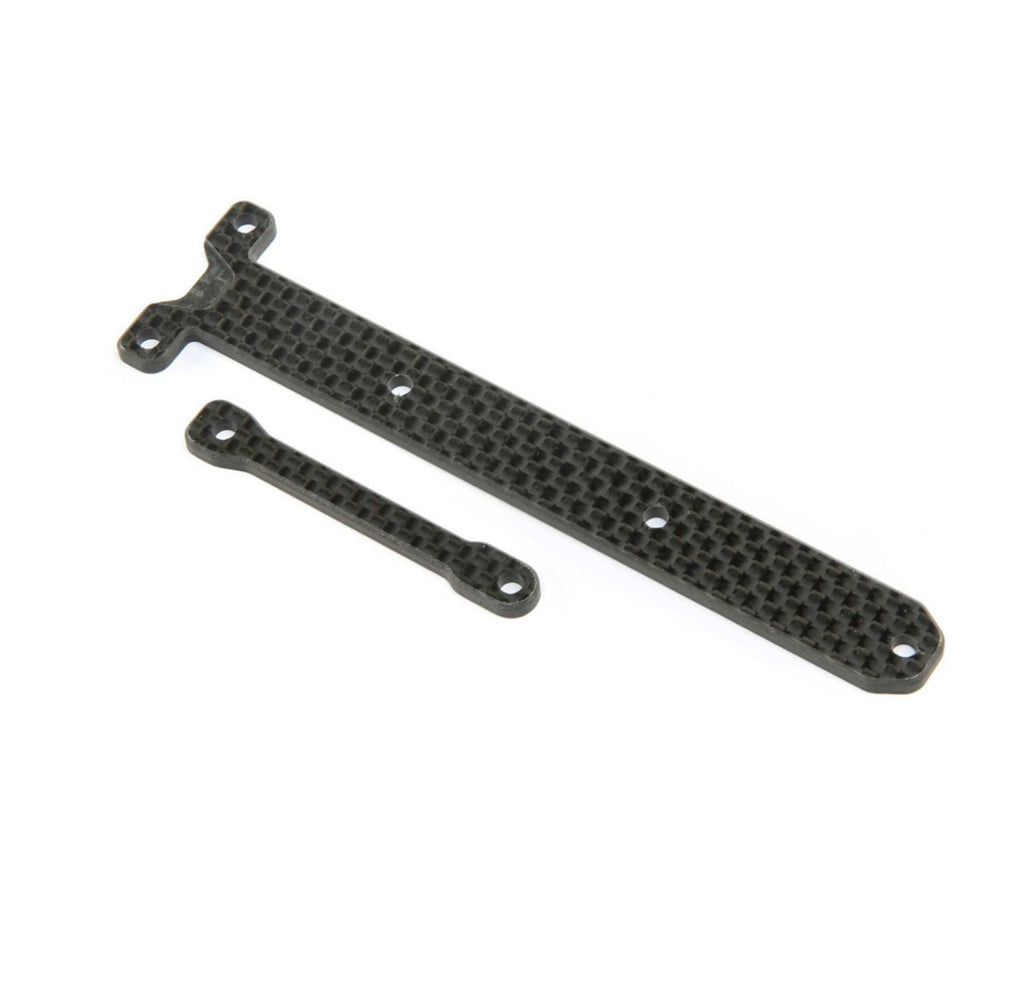 TLR 22X4 Carbon Chassis Brace Support Set: 22X-4