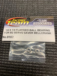 TEAM ASSOCIATED B2 SERVO SAVER FLANGED BEARINGS 1/8X1/4