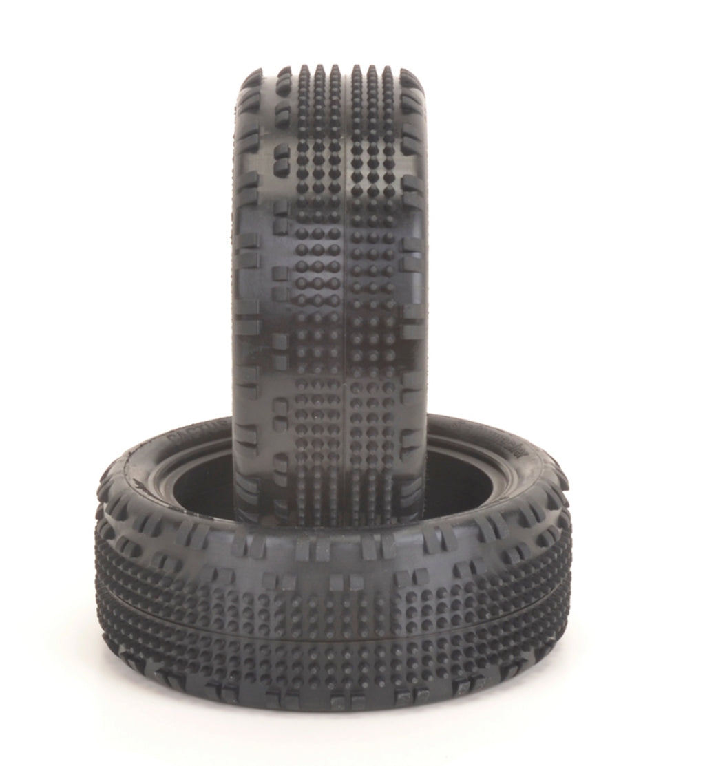 CACTUS FUSION 2 - 1/10 4WD TYRES - FRONT - YELLOW