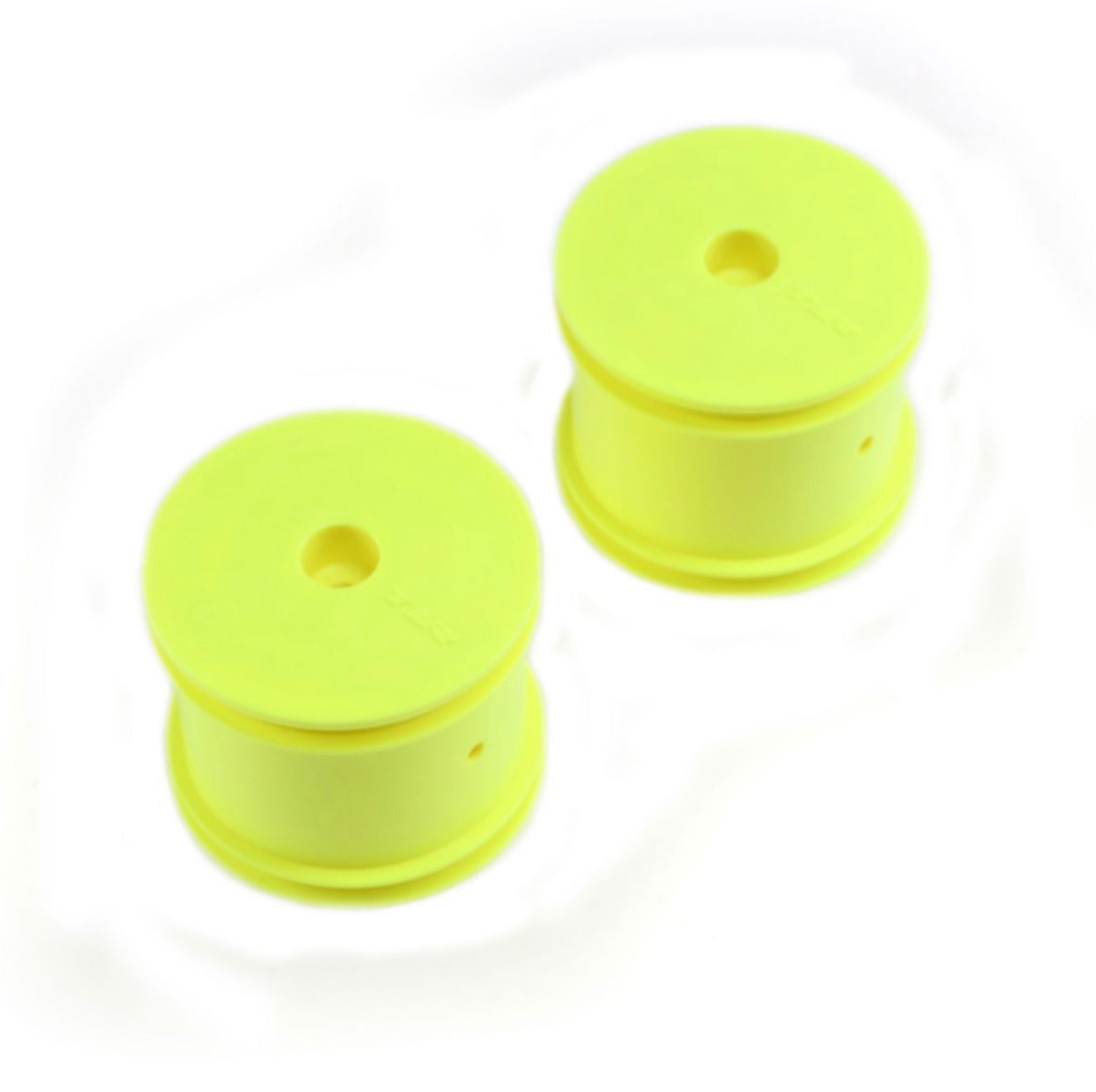 TLR 22T FRONT/REAR WHEELS YELLOW