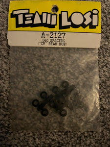 LOSI XX XXX CR REAR HUB SPACERS