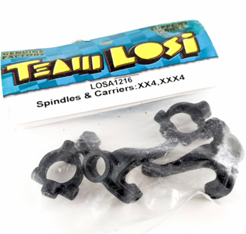 LOSI XX4 FRONT SPINDLES AN CARRIERS