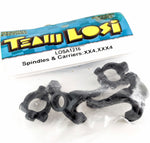 LOSI XX4 FRONT SPINDLES AN CARRIERS