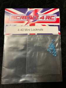 Losi xx xxx 4-40 blue lock nuts